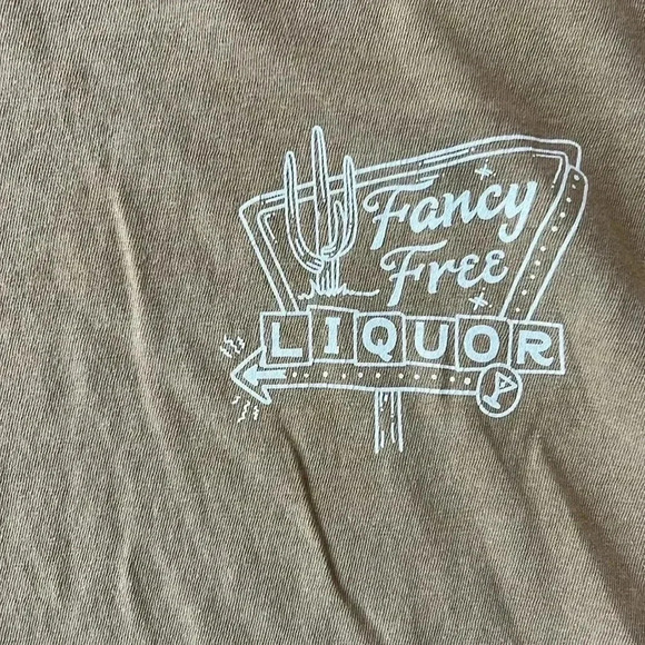 Lane Seven Shirt Brown Fancy Free Marquee Graphic Tee Size Large - Picture 5 of 9